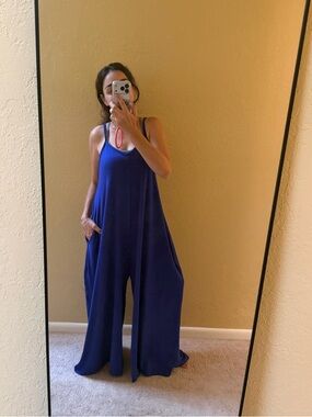 Blue Maxi jumpsuit